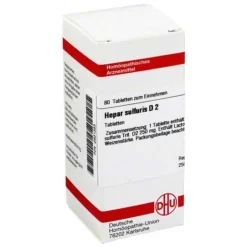 DHU Hepar sulfuris D 2 Tabletten, 80 St- H
