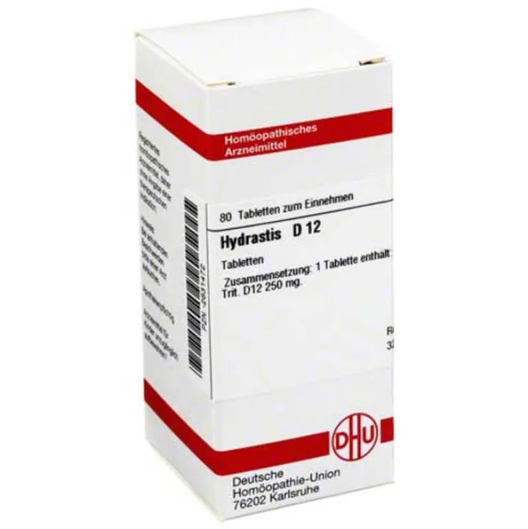 Hydrastis D 12 Tabletten, 80 St^DHU New