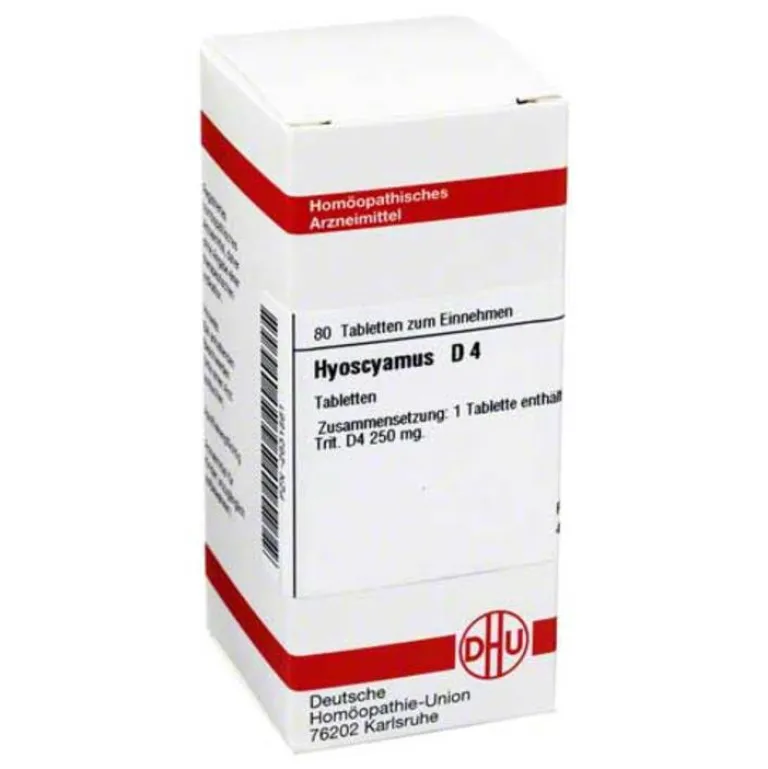 Hyoscyamus D 4 Tabletten, 80 St^DHU Outlet