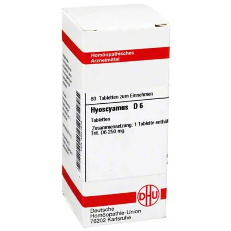 DHU H-Hyoscyamus D 6 Tabletten, 80 St