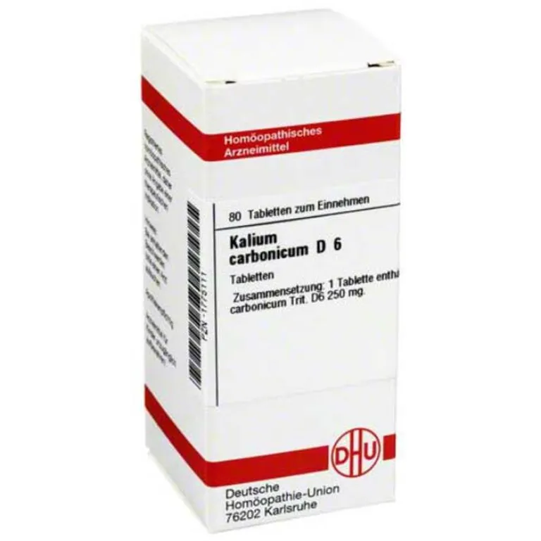 DHU Kalium carbonicum D 6 Tabletten, 80 St- K
