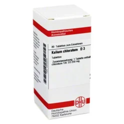 DHU Kalium chloratum D 3 Tabletten, 80 St^DHU Schüßler-Salze
