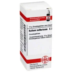 K|K-DHU Kalium sulfuricum C 30 Globuli, 10 g