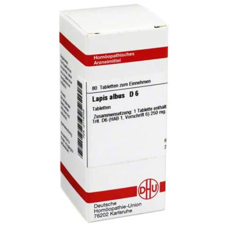 Lapis Albus D 6 Tabletten, 80 St^DHU Discount