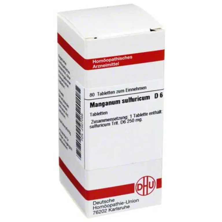 DHU Manganum sulfuricum D 6 Tabletten, 80 St^ New