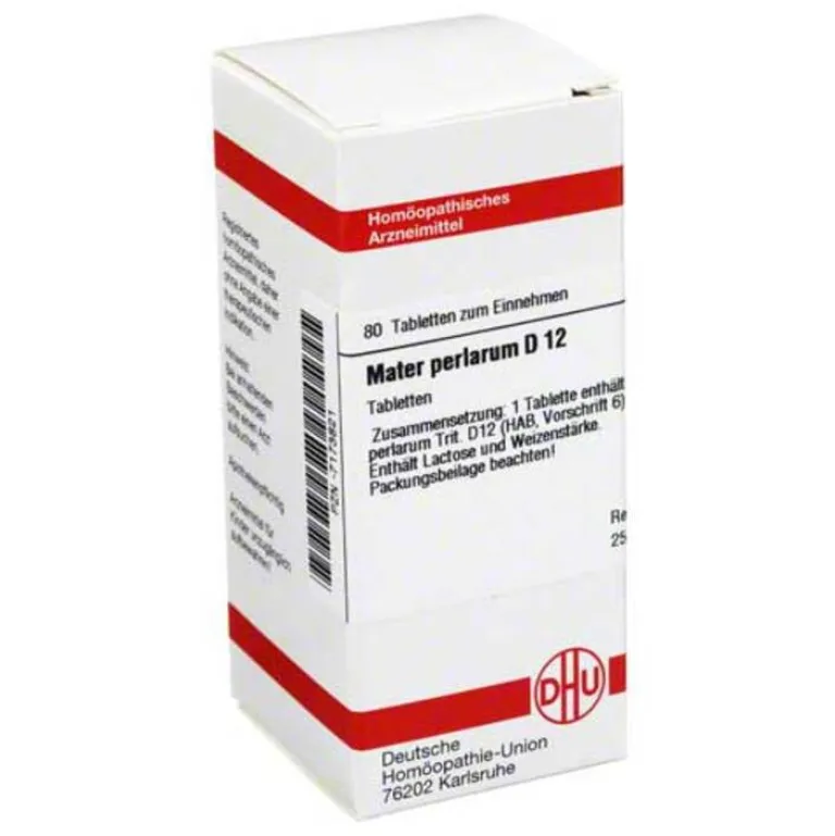 DHU Mater perlarum D 12 Tabletten, 80 St- M