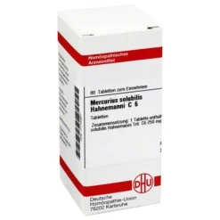DHU Mercurius solubilis C 6 Tablett, 80 St^ Best