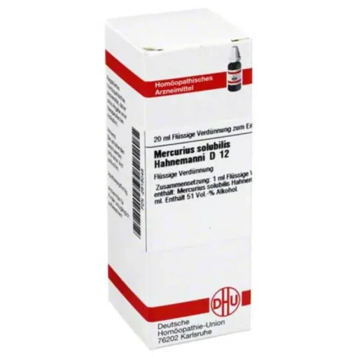 DHU Mercurius solubilis D 12 Diluti, 20 ml- M