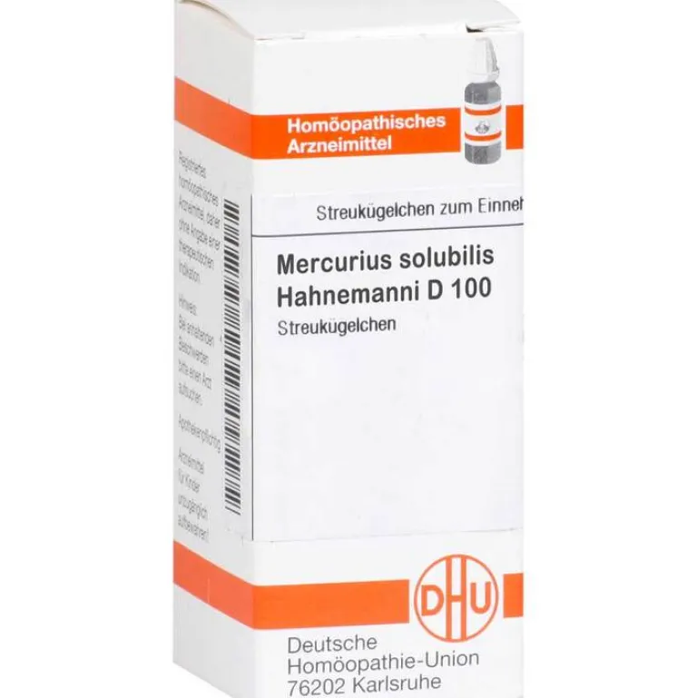 M-DHU Mercurius solubilis D 100 Globuli, 10 g