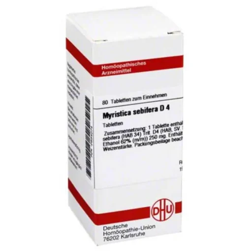 DHU M-Myristica sebifera D 4 Tabletten, 80 St