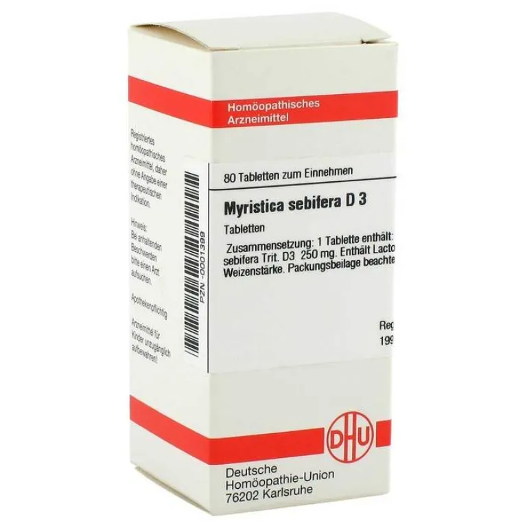 DHU M-Myristica sebifera D 3 Tabletten, 80 St