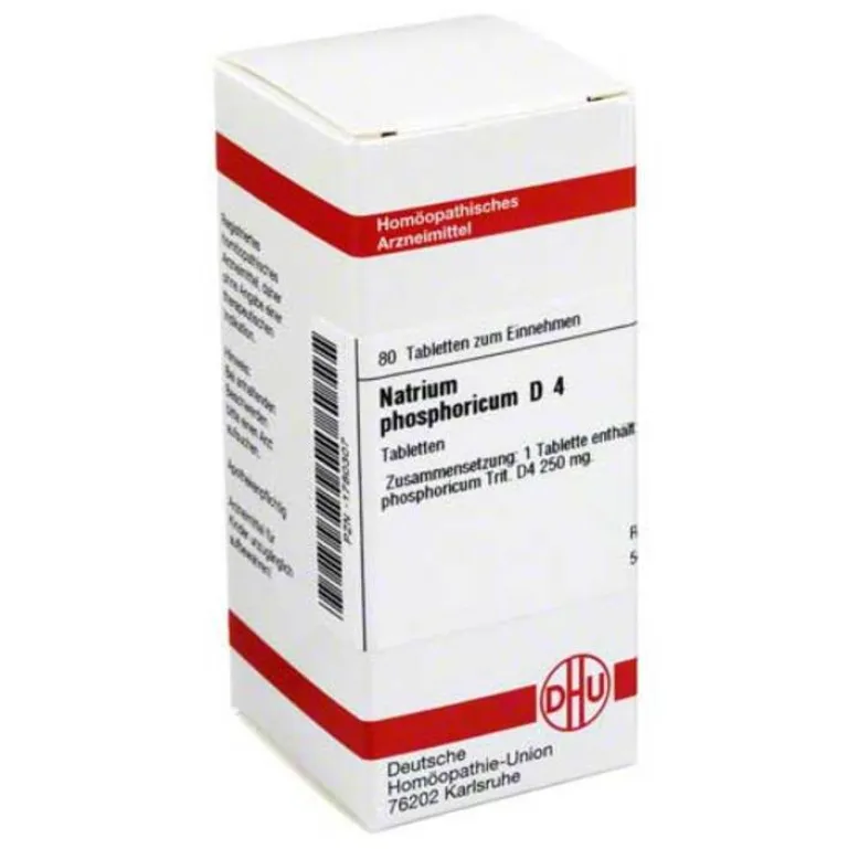 DHU Schüßler-Salze DHU Natrium phosphoricum D 4 Tabletten, 80 St- Salze 1-12