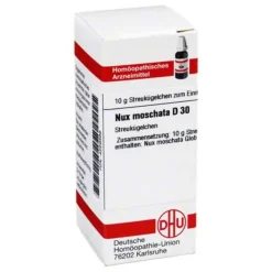 N-DHU Nux moschata D 30 Globuli, 10 g