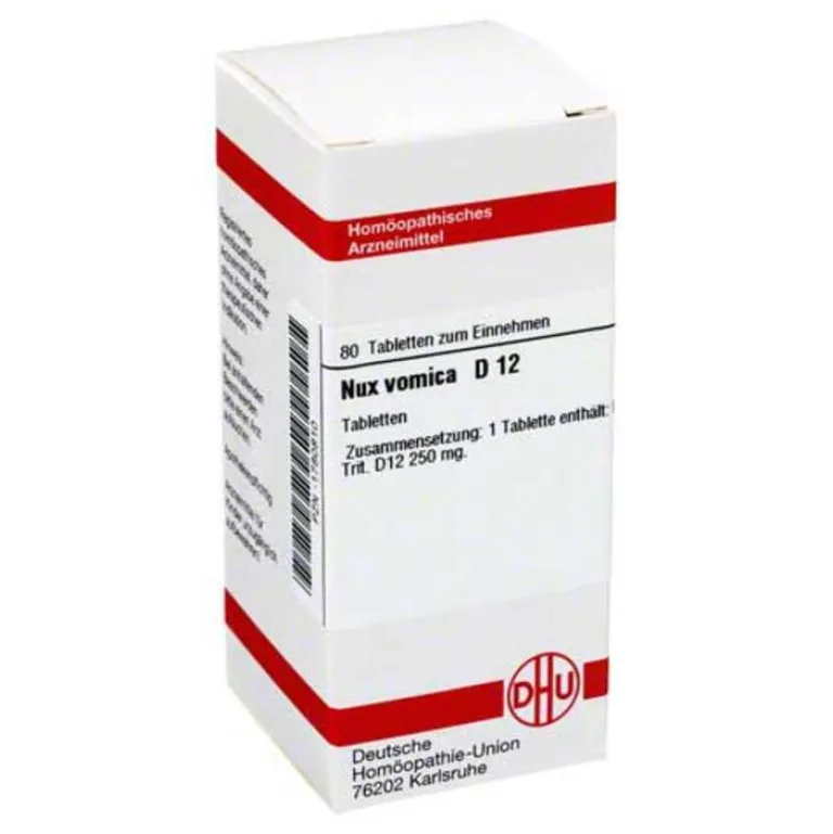DHU Nux vomica D 12 Tabletten, 80 St- N
