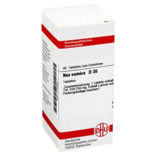 Nux vomica D 30 Tabletten, 80 St^DHU