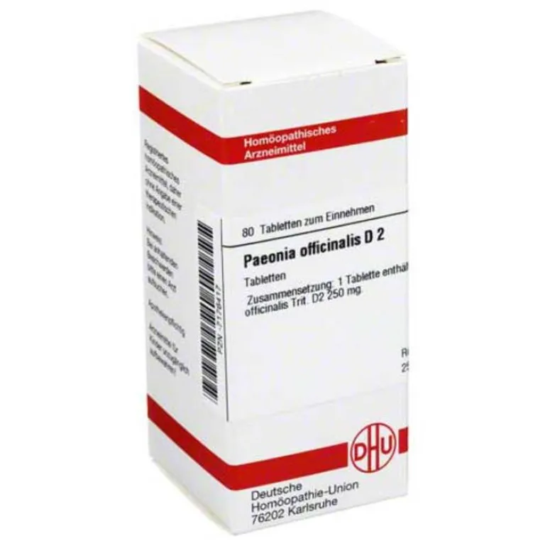 DHU Paeonia officinalis D 2 Tabletten, 80 St- P