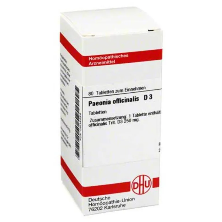 P-DHU Paeonia officinalis D 3 Tabletten, 80 St