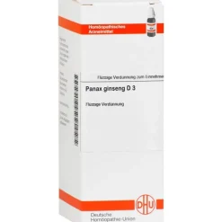 DHU Panax Ginseng D 3 Dilution, 20 ml- P