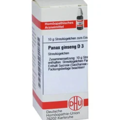 DHU Panax Ginseng D 3 Globuli, 10 g- P|P