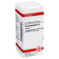 DHU Paris quadrifolia D 6 Tabletten, 80 St- P