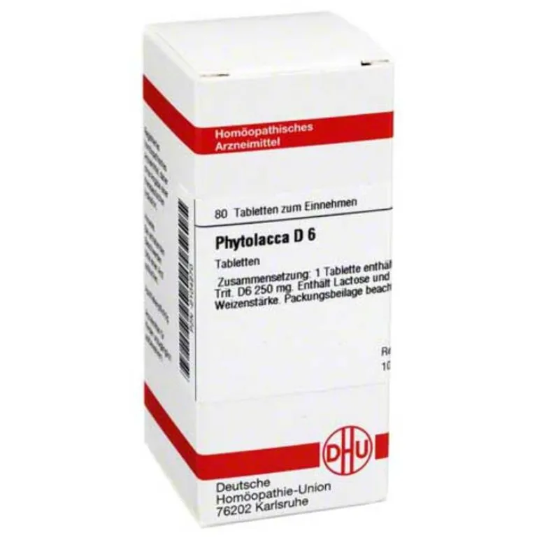 DHU Phytolacca D 6 Tabletten, 80 St- P