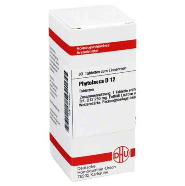 DHU Phytolacca D 12 Tabletten, 80 St- P