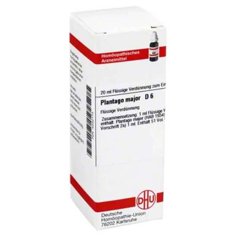 DHU Plantago Major D 6 Dilution, 20 ml- P