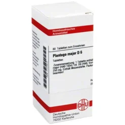 P-DHU Plantago Major D 6 Tabletten, 80 St