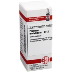DHU Platinum metallicum D 12 Globuli, 10 g- P|P