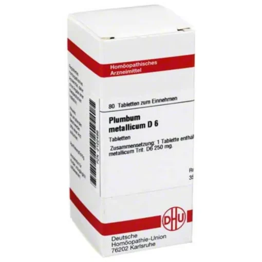 DHU P-Plumbum metallicum D 6 Tabletten, 80 St