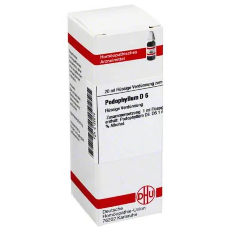 DHU Podophyllum D 6 Dilution, 20 ml- P