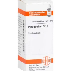 P-DHU Pyrogenium C 12 Globuli, 10 g