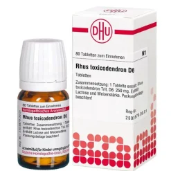 DHU Q-R-Rhus toxicodendron D 6 Tabletten, 80 St