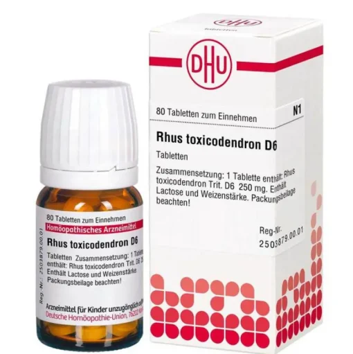 DHU Q-R-Rhus toxicodendron D 6 Tabletten, 80 St