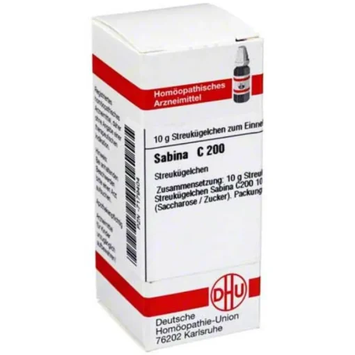 DHU Sabina C 200 Globuli, 10 g- S|S