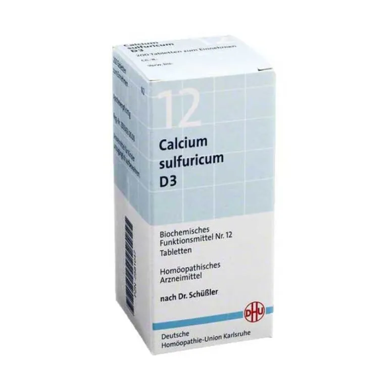 DHU Schüßler-Salz Nr. 12 Calcium sulfuricum D3 Tabletten, 420 St^DHU Schüßler-Salze Discount