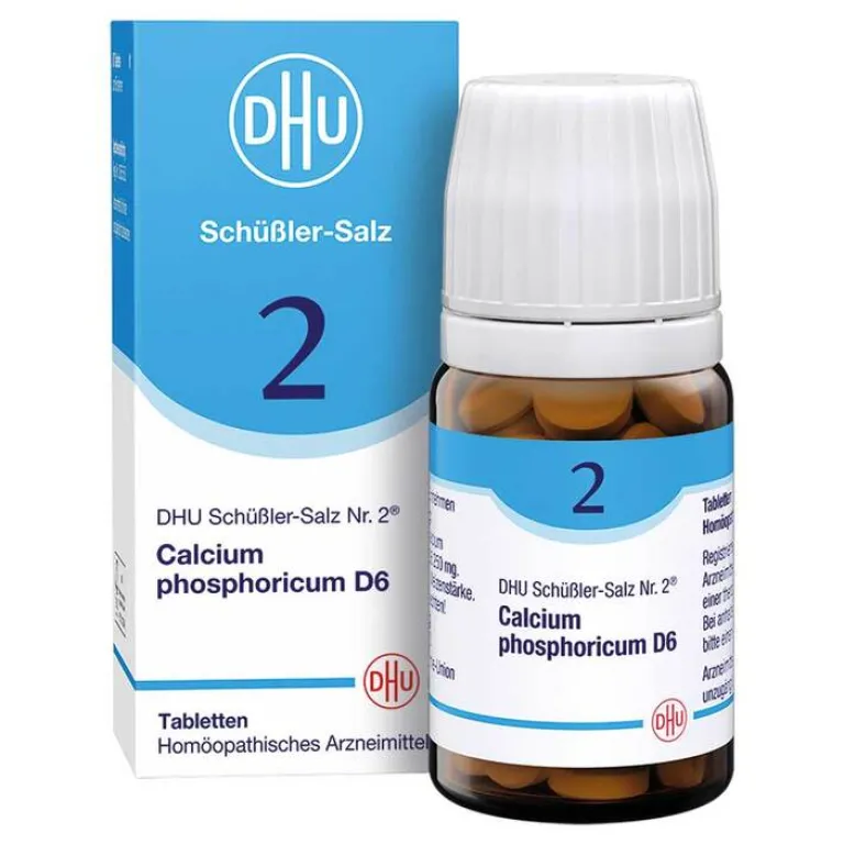 DHU Schüßler-Salz Nr. 2 Calcium phosphoricum D6 Tabletten, 80 St^DHU Schüßler-Salze Outlet
