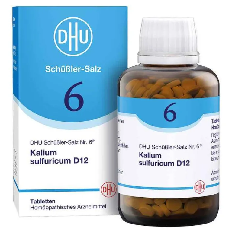 DHU Schüßler-Salz Nr. 6 Kalium sulfuricum D12 Tabletten, 900 St^DHU Schüßler-Salze Outlet