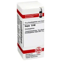 Sepia D 60 Globuli, 10 g^DHU Hot
