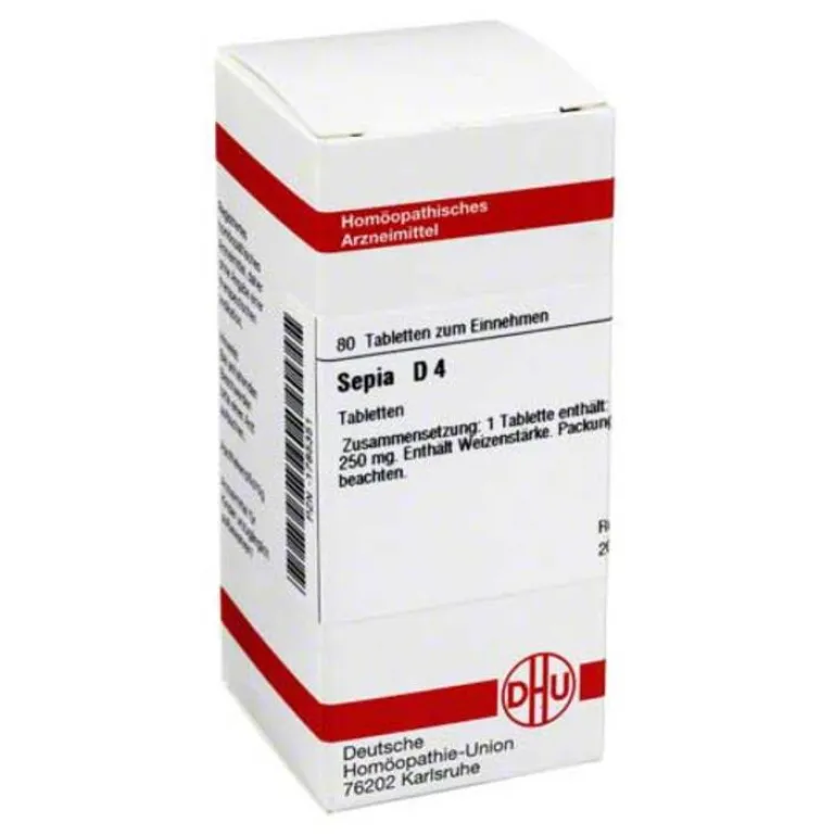 DHU S-Sepia D 4 Tabletten, 80 St