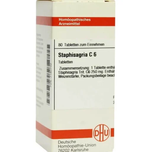 DHU Staphisagria C 6 Tabletten, 80 St- S