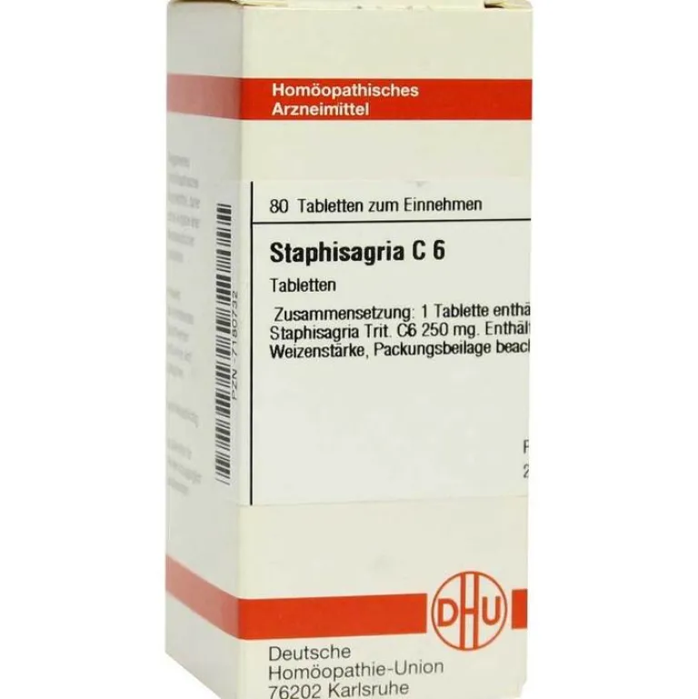 DHU Staphisagria C 6 Tabletten, 80 St- S