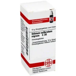 DHU S|S-Stibium sulfuratum nigrum C 30 Gl, 10 g