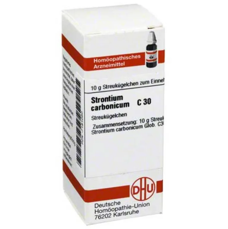 DHU Strontium carbonicum C 30 Globuli, 10 g^ Clearance