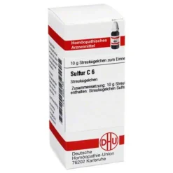 S|S-DHU Sulfur C 6 Globuli, 10 g