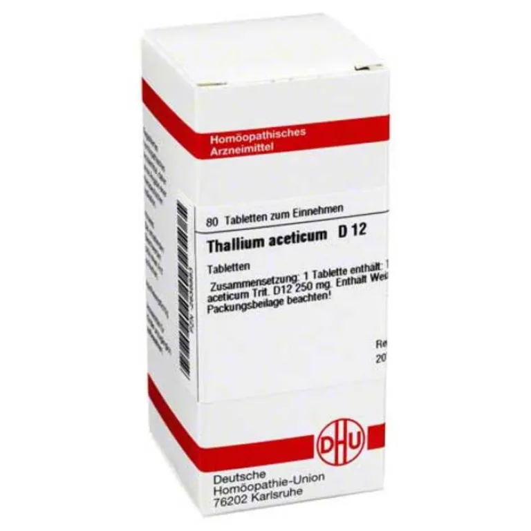 T-DHU Thallium aceticum D 12 Tabletten, 80 St