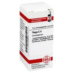 T|T-DHU Thuja C 4 Globuli, 10 g