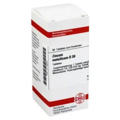 DHU Zincum metallicum D 30 Tabletten, 80 St- W-Z