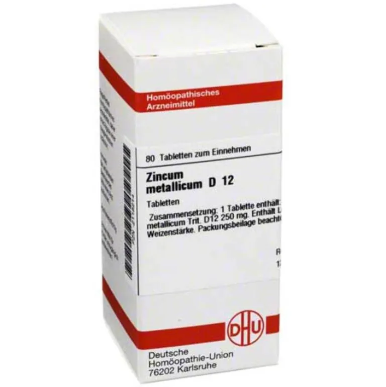 Zincum metallicum D 12 Tabletten, 80 St^DHU New