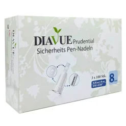 Diavue Lanzetten & Stechhilfen-Prudential Sicherheits Pen-Nadeln 31 Gx8 mm, 3X100 St